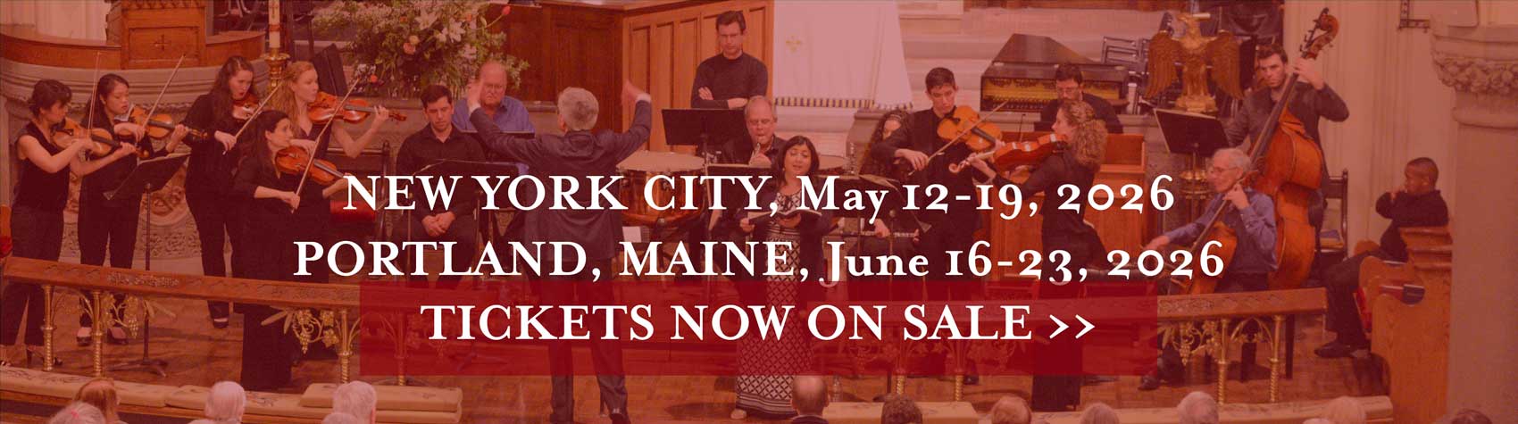 Bach Virtuosi Festival Dates