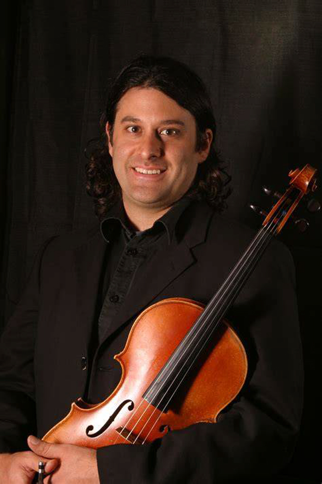 William Hakim Headshot holding his viola